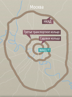 Общая карта Бизнес-центра Wall Street